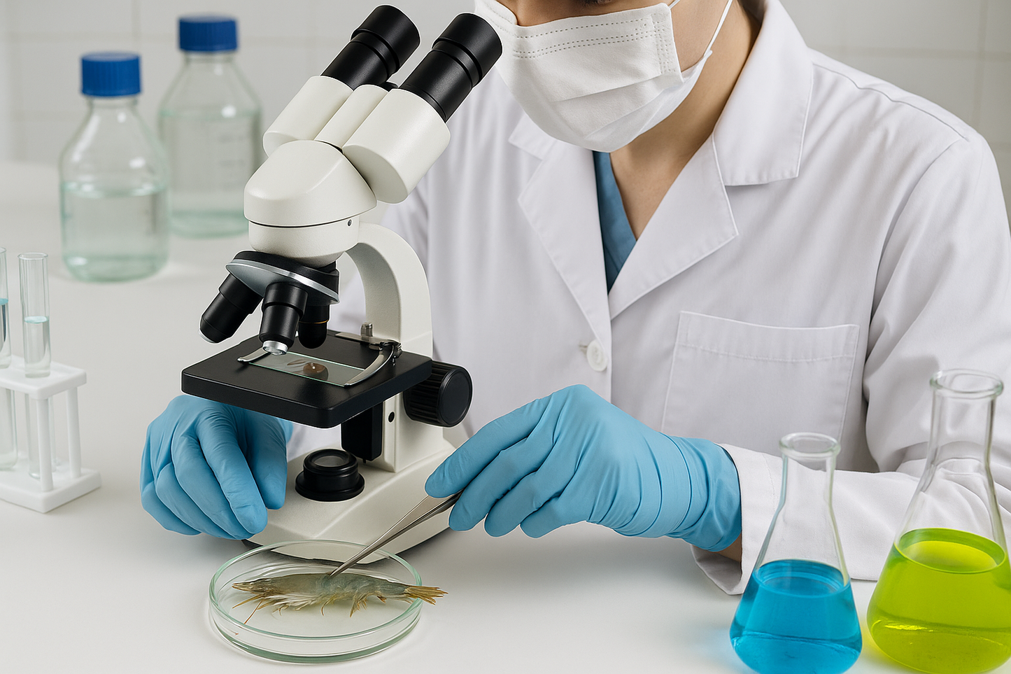 ✅ Shrimp Sampling, Harvest Supervision, Grading & Sealing